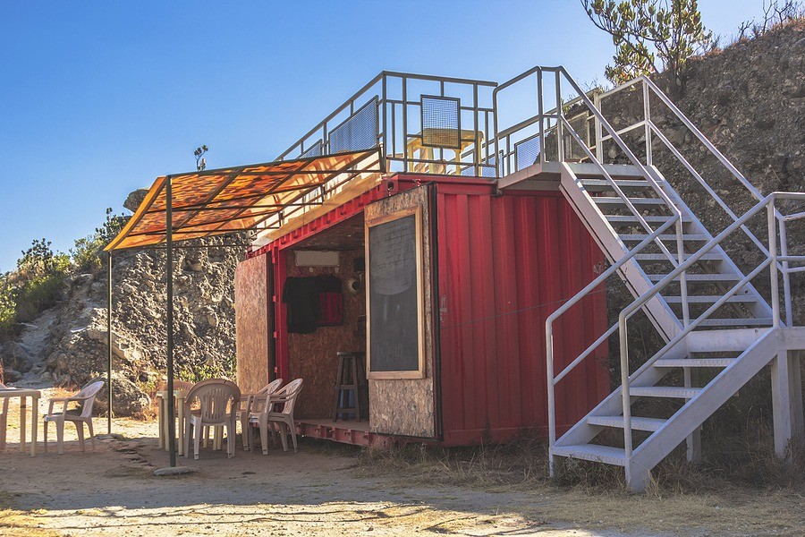 How to make money with shipping containers - tiny house